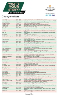 WYS List of ALL Changemakers