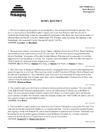 2012 NHBB Set a Round #9