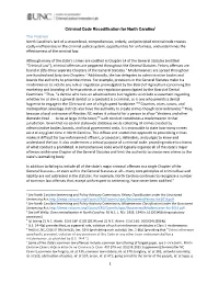 Criminal Code Recodification for North Carolinai the Problem