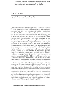 Introduction by John Beebe and Ernst Falzeder
