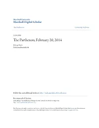 The Parthenon, February 20, 2014