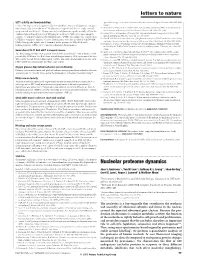 Nucleolar Proteome Dynamics Analysis
