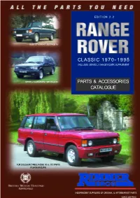 Range Rover Supplement