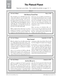 The Plutoed Planet 2 Read Each Source Below