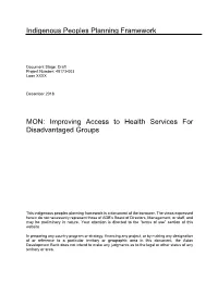 49173-003: Improving Access to Health Services for Disadvantaged