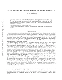 Galois-Equivariant Mckay Bijections for Primes Dividing $ Q-1$