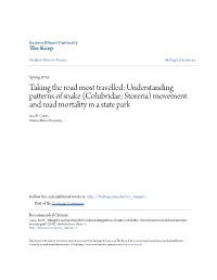 Understanding Patterns of Snake (Colubridae; Storeria) Movement and Road Mortality in a State Park Iwo P