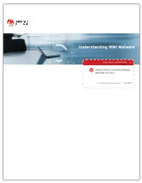 Understanding WMI Malware
