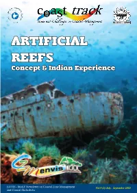ARTIFICIAL REEFS Concept & Indian Experience