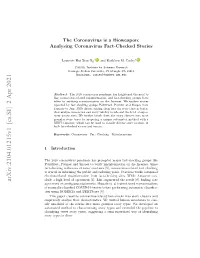 Arxiv:2104.01215V1 [Cs.SI] 2 Apr 2021 Agreement on Ambiguous Statements