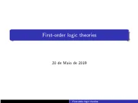 First-Order Logic Theories