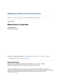 Making Sense of Camp Delta