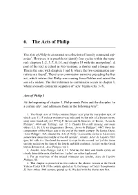 6. the Acts of Philip