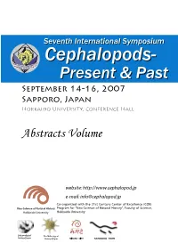 Abstracts Volume