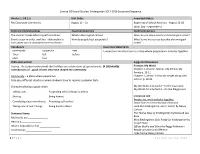 Conroe ISD Social Studies: Kindergarten 2017-2018 Scope and Sequence