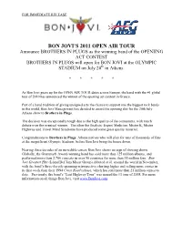 For Immediate Release