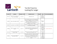 Two Bed Properties Looking for Larger