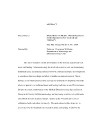 ABSTRACT Title of Thesis: RESEARCH ON
