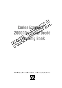 Carlos Ezquerra's 2000AD & Judge Dredd Colouring Book