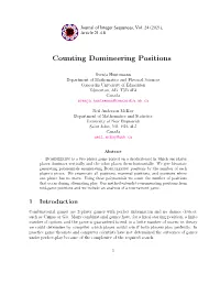 Counting Domineering Positions