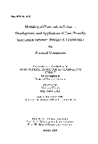 Modeling of Chemicals in Lakes - Development and Application of User-Friendly Simulation Software (MASAS & CHEMSEE) on Personal Computers