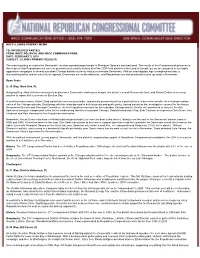 Nrcc Illinois Primary Memo To