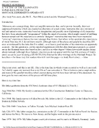 PROJECT SUPERMAN PROJECT SUPERMAN a "VICTIM" of the ILLUMINATI's SUPER-RACE PROJECTS & MONTAUK EXPERIMENTS SPEAKS out {The Andy Pero Story, Aka Mr.X