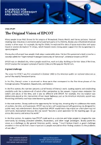 He Original Vision of EPCOT
