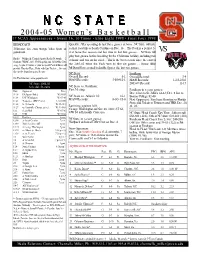 Kay Yow: 34Th Overall 1 2 / 1 2 F O R D H a M 2 P.M