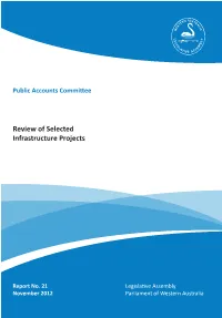 Review of Selected Infrastructure Projects
