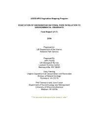 Vegetation Classification and Mapping Project Report Summary