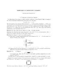 Exercises on Homotopy Colimits