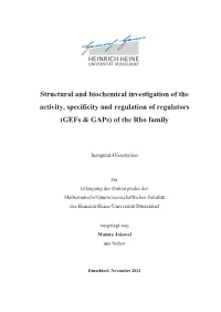 (Gefs & Gaps) of the Rho Family