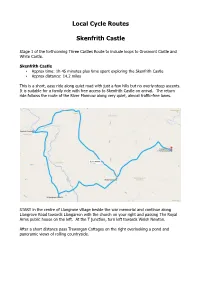 Local Cycle Routes Skenfrith Castle