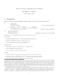 On Word Class and Predication in Karuk∗