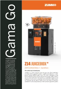 Technical Data Sheet Z14 Juice Box English