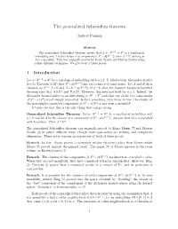 The Generalized Schoenflies Theorem