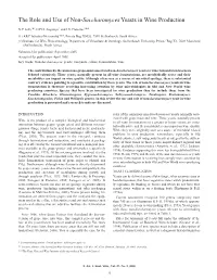 The Role and Use of Non-Saccharomyces Yeasts in Wine Production