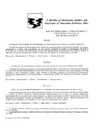 A Checklist of Chromosome Numbers and Karyotypes of Amazonian Freshwater Jishes