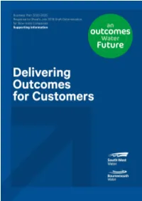 Delivering Outcomes for Customers Policy Appendix