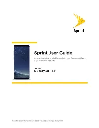 Samsung Galaxy S8/S8+ User Guide