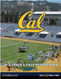 2016 Track & Field Record Book