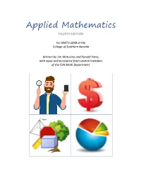 Applied Mathematics, Fourth Edition II Contents