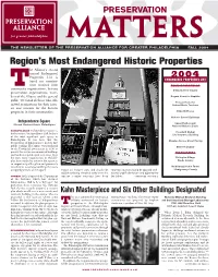 Endangered Properties List