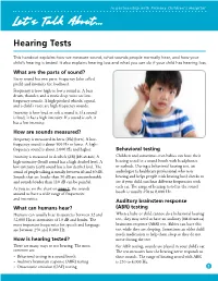 Hearing Tests