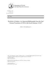 University of Zurich Posted at the Zurich Open Repository and Archive, University of Zurich