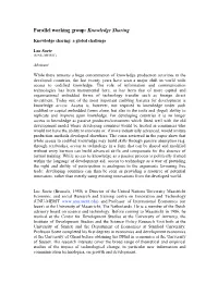 Abstract: Knowledge Sharing: a Global Challenge