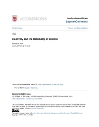 Discovery and the Rationality of Science