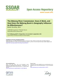 Does It Work, and How Does the Mekong Basin's Geography In