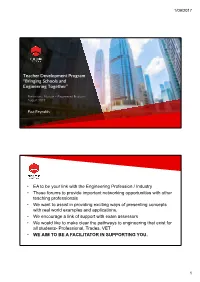 EA to Be Your Link with the Engineering P